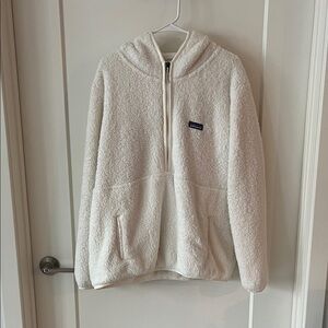 Patagonia White Sherpa Fleece Jacket